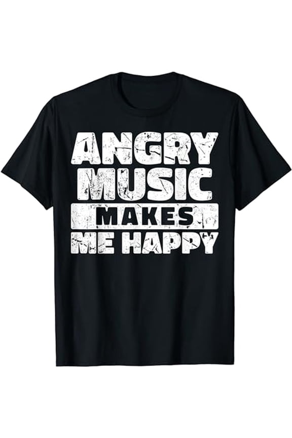 Funny Rockn Roll Saying Heavy Hard Rock Music Fan T-Shirt
