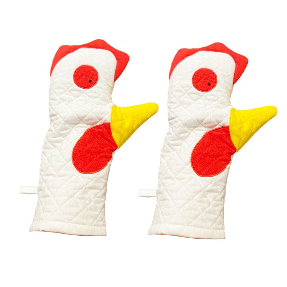 Funny Rooster Oven Mitt Cute Oven Mitts Heat Resistant Pot Holders