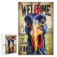 thumbnail image 1 of Funny Rooster Wood Wall Art Wood Decorative for Home Desk Shelf Wall Decor 1000 Piece Jigsaw Puzzle for Adults 20"x30", 1 of 8