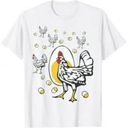 FEIIYU Funny Roseanne Rooster and Egg T-Shirt