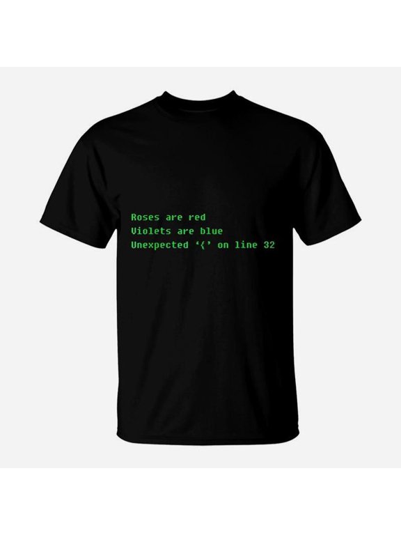 Funny Roses Are Red Web Developer Programmer TShirt
