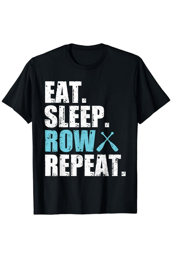 Funny Rowing Art For Men Women Coxswain Crew Row Lovers T-Shirt