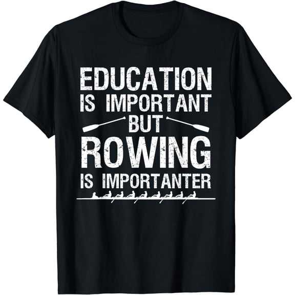 Funny Rowing Art For Men Women Row Boat Crew Coxswain Lovers T-Shirt