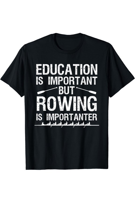 Funny Rowing Art For Men Women Row Boat Crew Coxswain Lovers T-Shirt