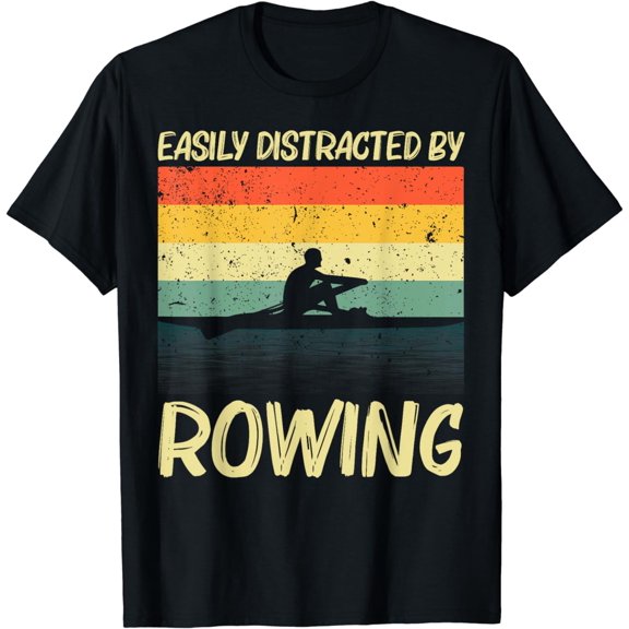 Funny Rowing Design For Men Women Crew Rowing Boat Lovers T-Shirt
