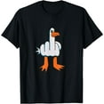 thumbnail image 1 of Funny Rude Seagull, Chicken Beach T-Shirt, 1 of 3