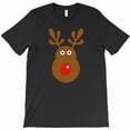 thumbnail image 1 of Funny Rudolph Christmas Holiday Reindeer Graphic T-Shirt - Fan Favorite G4195, Up to 5XL, 1 of 2
