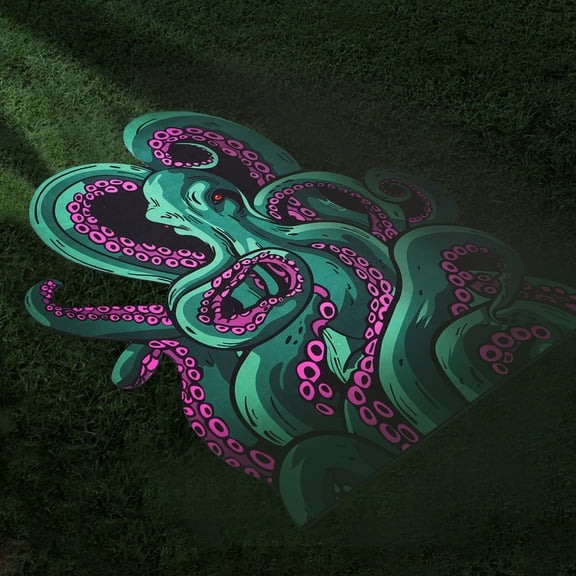 Funny Rug for Living Room, Super Absorbent Bath Mat Non Slip, Machine Washable, Goth Decor Cthulhu Octopus Shaped Shower Mat, Aesthetic Modern Rugs for Bedroom, Small Size Door Mats…