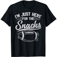 thumbnail image 1 of Funny Rugby Football I'm Just Here For The Snacks T-Shirt, 1 of 5