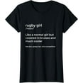 Funny Rugby Girl Definition Women's Girl's Rugby Player Gift TShirt