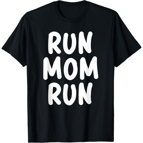 Funny Run Mom Marathon 5k Family Race Day Gift T-Shirt men and women can wear, black, white, gifts
