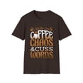 thumbnail image 1 of Funny Run on Coffee Chaos Cuss Words Java Lover Men Women, 1 of 7
