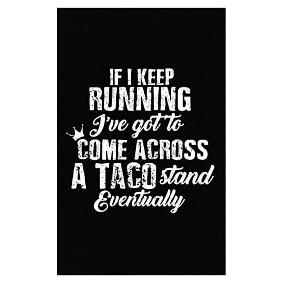 Funny Running Poster - 13x19 - Wall Decor Gift
