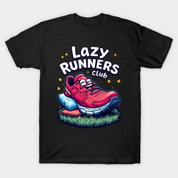 Funny Running Shoe On A Pillow Rest Day Recovery Marathon Runner Athletic Humor Unisex T-Shirt