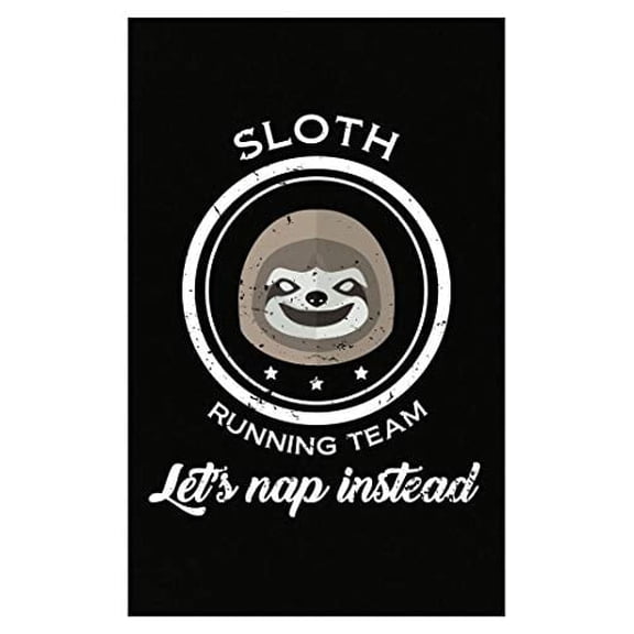 Funny Running Poster - 13x19 Wall Art for Team Gift