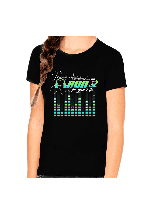 Funny Running TShirts Runner Gifts for GIRLS Running Shirts Graphic Tees for Runners Marathon, 5k, 10k, Trail Running