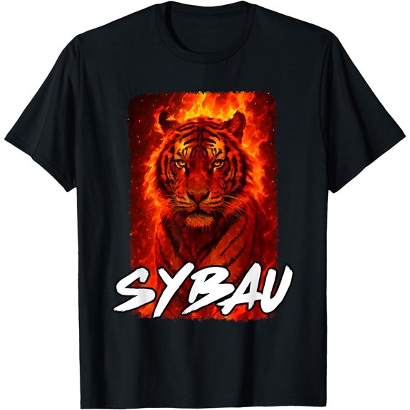 Funny SYBAU Ironic Tiger Meme Sigma Brainrot Quote T-Shirt