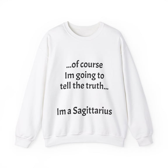 Funny Sagittarius Zodiac Unisex Heavy Blend™ Crewneck Sweatshirt