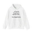 thumbnail image 1 of Funny Sagittarius Zodiac Unisex Heavy Blend™ Hooded Sweatshirt, 1 of 4