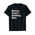thumbnail image 1 of Funny Sailing Sailboat Gift for Men T-Shirt, 1 of 5