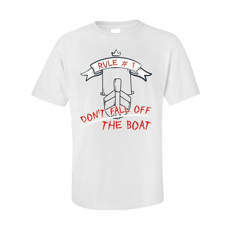 Funny Cruise T Shirt Rule 1 Don't Fall Off The Boat Tee Funny Cruise T Shirt Rule 1 Don't Fall Off The Boat Tee