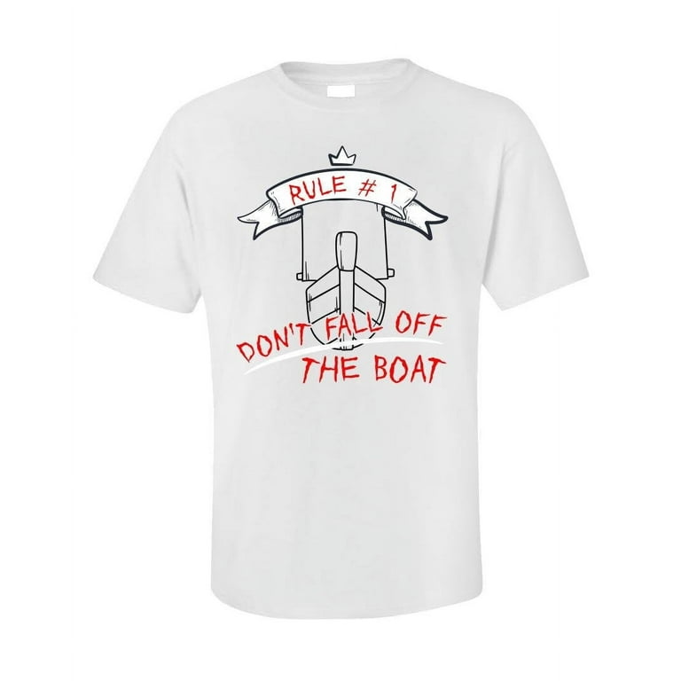 Funny Cruise T Shirt Rule 1 Don't Fall Off The Boat Tee Funny Cruise T Shirt Rule 1 Don't Fall Off The Boat Tee