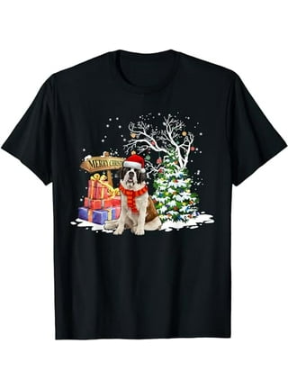 Funny Dog T-shirt Saint Bernard Dog Lover Gift for Women 
