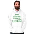 thumbnail image 1 of Funny Saint Patrick's Day Irish Boy Hoodie Hooded Sweatshirt Men Brisco Brands L, 1 of 6