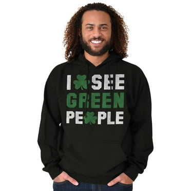 Funny Saint Patrick's Day Irish Pride Hoodie Sweatshirt Women Men Brisco Brands 4X