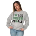 thumbnail image 1 of Funny Saint Patrick's Day Irish Pride Sweatshirt for Men or Women Brisco Brands L, 1 of 5