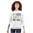 thumbnail image 1 of Funny Saint Patrick's Day Irish Pride Sweatshirt for Men or Women Brisco Brands S, 1 of 5