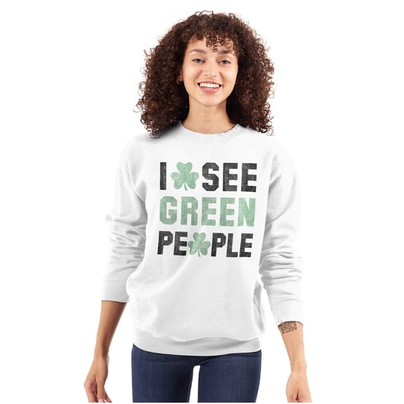 Funny Saint Patrick's Day Irish Pride Sweatshirt for Men or Women Brisco Brands S