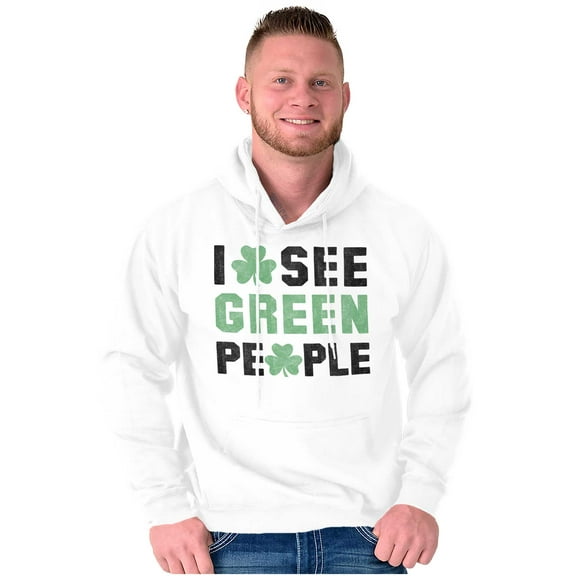 Funny Saint Patrick's Day Irish Pride Unisex Plus Fleece Graphic Hoodie Brisco Brands 2X