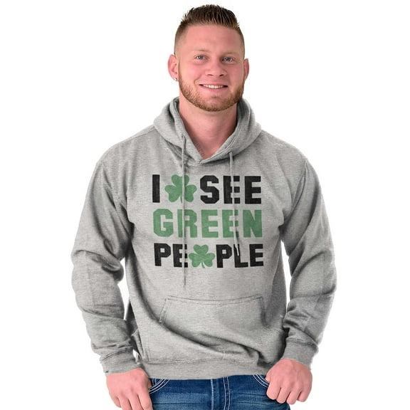 Funny Saint Patrick's Day Irish Pride Unisex Plus Fleece Graphic Hoodie Brisco Brands 3X