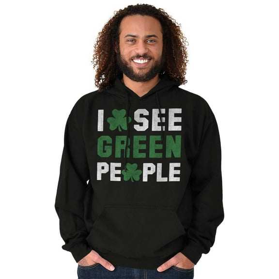 Funny Saint Patrick's Day Irish Pride Unisex Plus Fleece Graphic Hoodie Brisco Brands 3X