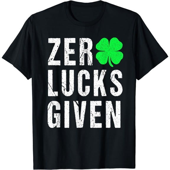 Funny Saint Patrick's Day T-Shirt Shamrock Irish Tee Adults T-Shirt