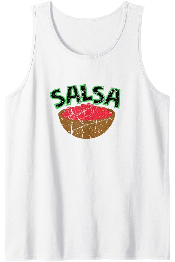 Funny Salsa Sauce Custome Tank Top Size S-3XL