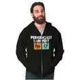 thumbnail image 1 of Funny Salty Chemistry Science Joke Zip Up Hoodie Men's Women's Brisco Brands L, 1 of 6
