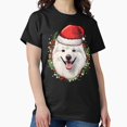 thumbnail image 1 of Funny Samoyed Winter Humor Cute Festive Holiday Dog Lover Art Unisex T-Shirt, up to size 5XL, 1 of 2