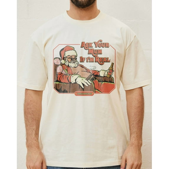 Funny Santa Christmas T-Shirt – Unisex Festive Graphic Tee, Holiday Winter Apparel, Adult Sizes S-5XL, Multiple Colors