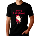 thumbnail image 1 of Funny Santa Christmas T Shirts for Men Christmas Outfits Mens Christmas Shirt Christmas PJs Christmas Shirt, 1 of 6