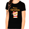 thumbnail image 1 of Funny Santa Dog Christmas Shirt Funny Christmas Shirts for Girls Funny Christmas T-Shirt Christmas Gifts, 1 of 6