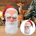 thumbnail image 1 of Funny Santa Mask for Halloween & Christmas Parties - Elastic Breathable Latex Costume Mask for Adults - Creepy Festive Role Play Accessory - One Size Fits Most - Perfect for Holidays & New Year, 1 of 8