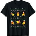 thumbnail image 1 of Funny Santa Parrot Decorations Sun Conure Ugly Christmas T-Shirt, 1 of 5