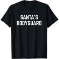 thumbnail image 1 of Funny Santa Security Bodyguard Christmas Men Father T-Shirt, 1 of 4