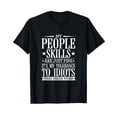 thumbnail image 1 of Funny Sarcasm T-Shirt for Adults - My Tolerance to Idiots Needs Work Design, 1 of 5