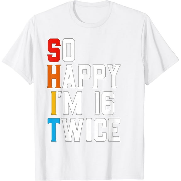 Funny Sarcastic 32 Years Old Gag Humor Vintage 32nd Birthday T-Shirt