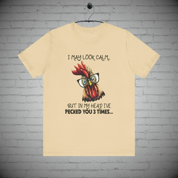 Funny Sarcastic Chicken T-Shirt, Rooster Tee, Farm Animal Shirt