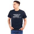 thumbnail image 1 of Funny Sarcastic Comment Loading Joke Plus Size Crewneck Graphic Tee Shirt Brisco Brands 3X, 1 of 5