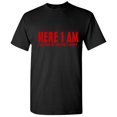 thumbnail image 1 of Funny Sarcastic Graphic Tee Here I Am Now What Are Your Other 2 Wishes Humorous Adult Casual Cotton T-Shirt Retro Style Novelty Gift, 1 of 6